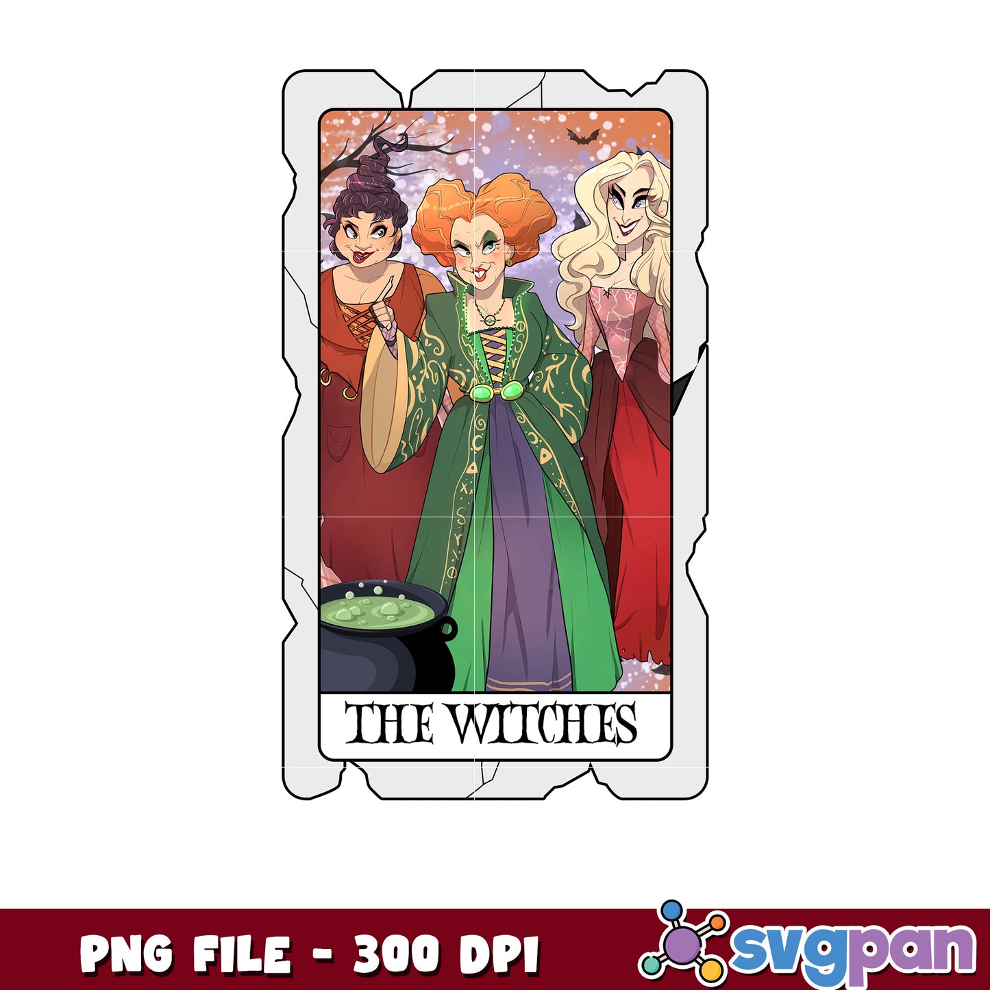 The witches design png, halloween movies png, halloween candy png