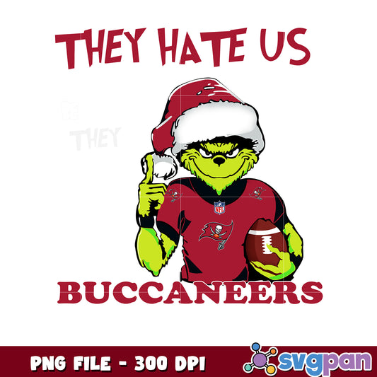 They hates us because they ain't us bucaneers png, ginch nfl png, nfl team png