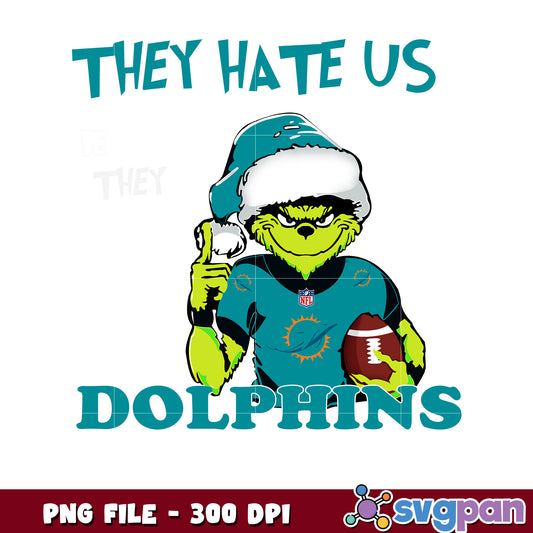 They hates us because they ain't us dolphins png, ginch nfl png, nfl team png