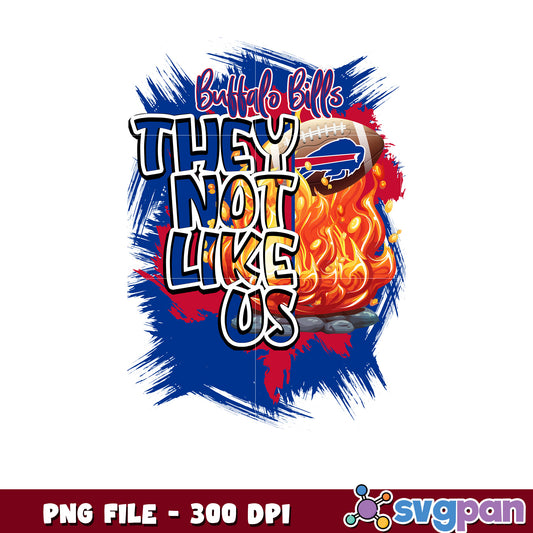 They not like us buffalo bills png, nfl rugby png, ameican football png