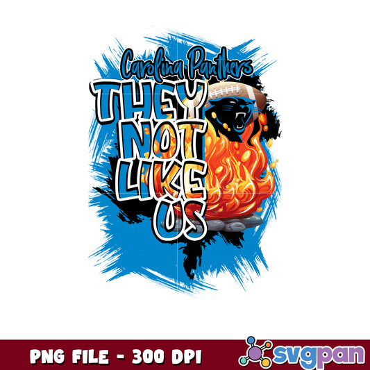 They not like us carolina panthers png, nfl rugby png, ameican football png