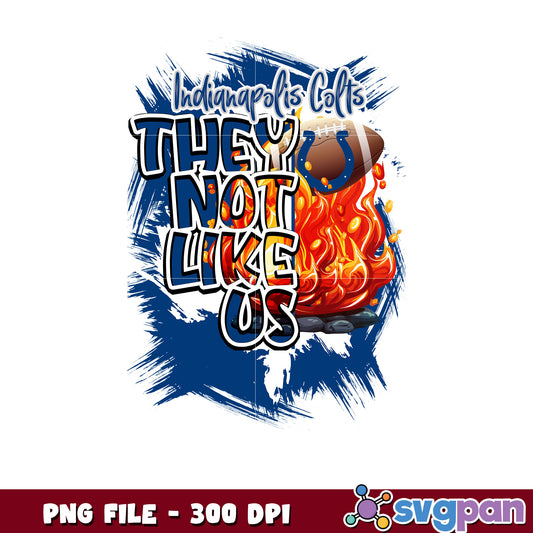 They not like us indianapolis colts png, nfl rugby png, ameican football png