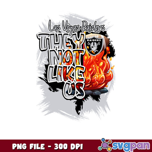 They not like us las vegas raiders png, nfl rugby png, ameican football png