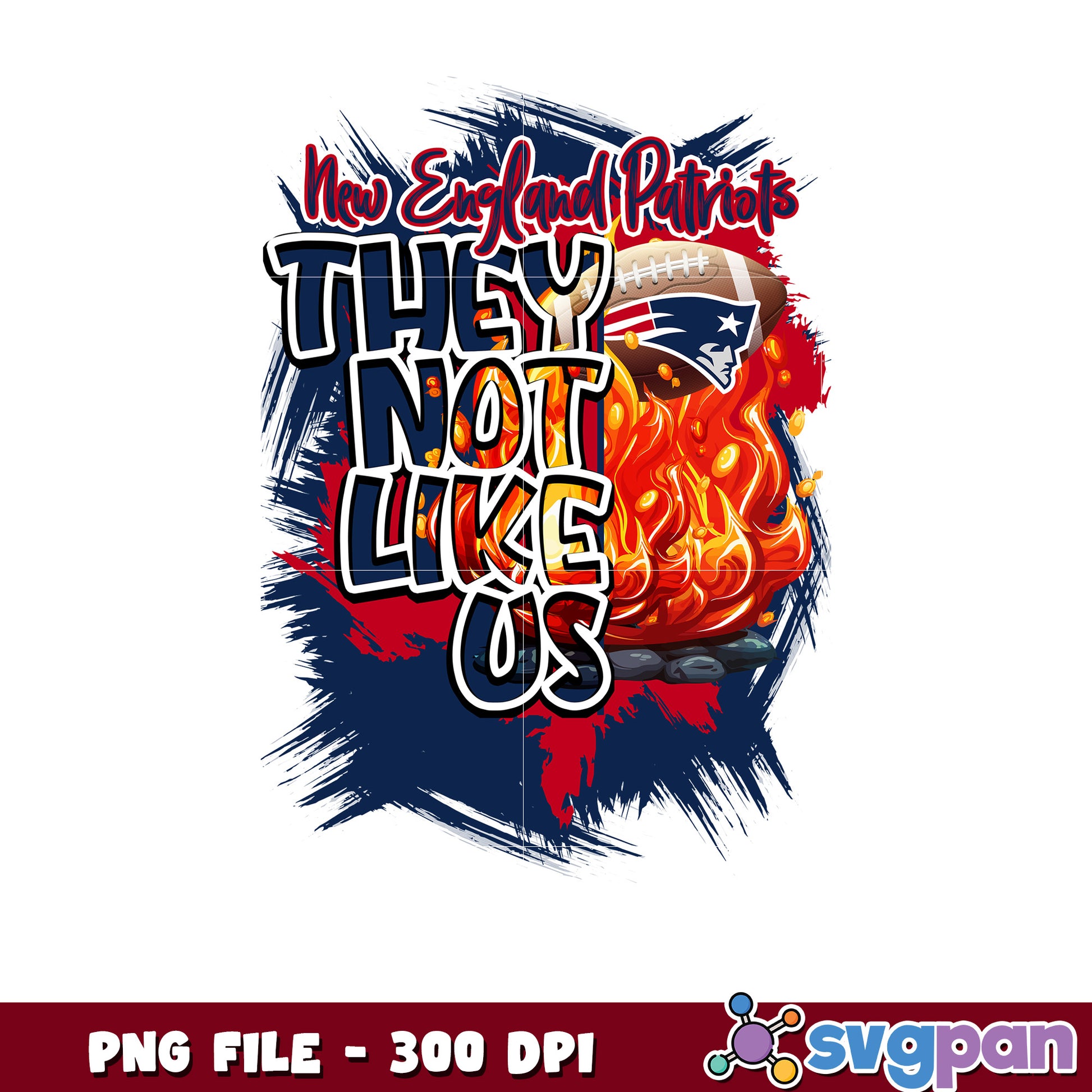 They not like us new england patriots png, nfl rugby png, ameican football png
