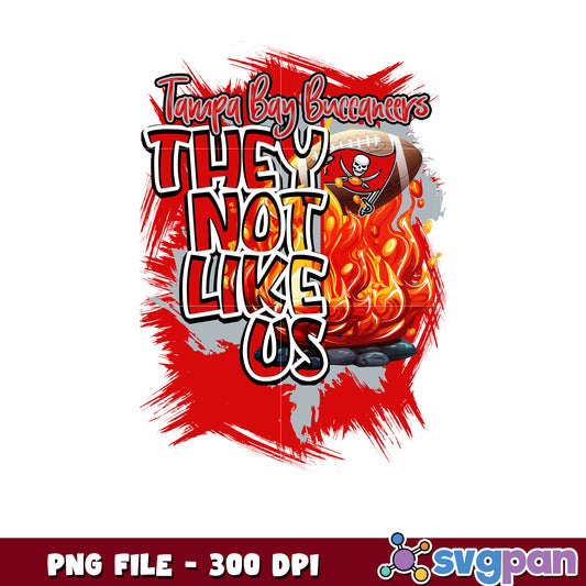 They not like us tampa bay buccaneers png, nfl rugby png, nfl football png