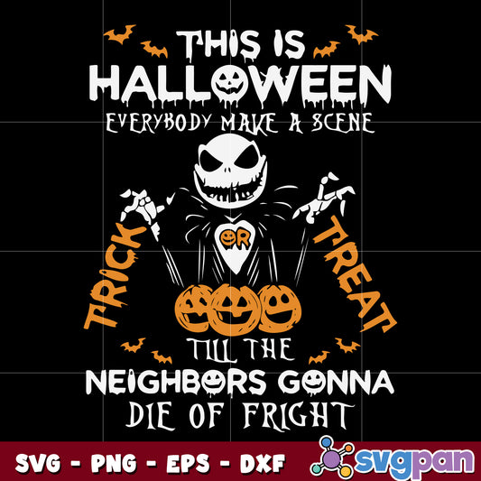 This Halloween Everybody Make A Scene svg