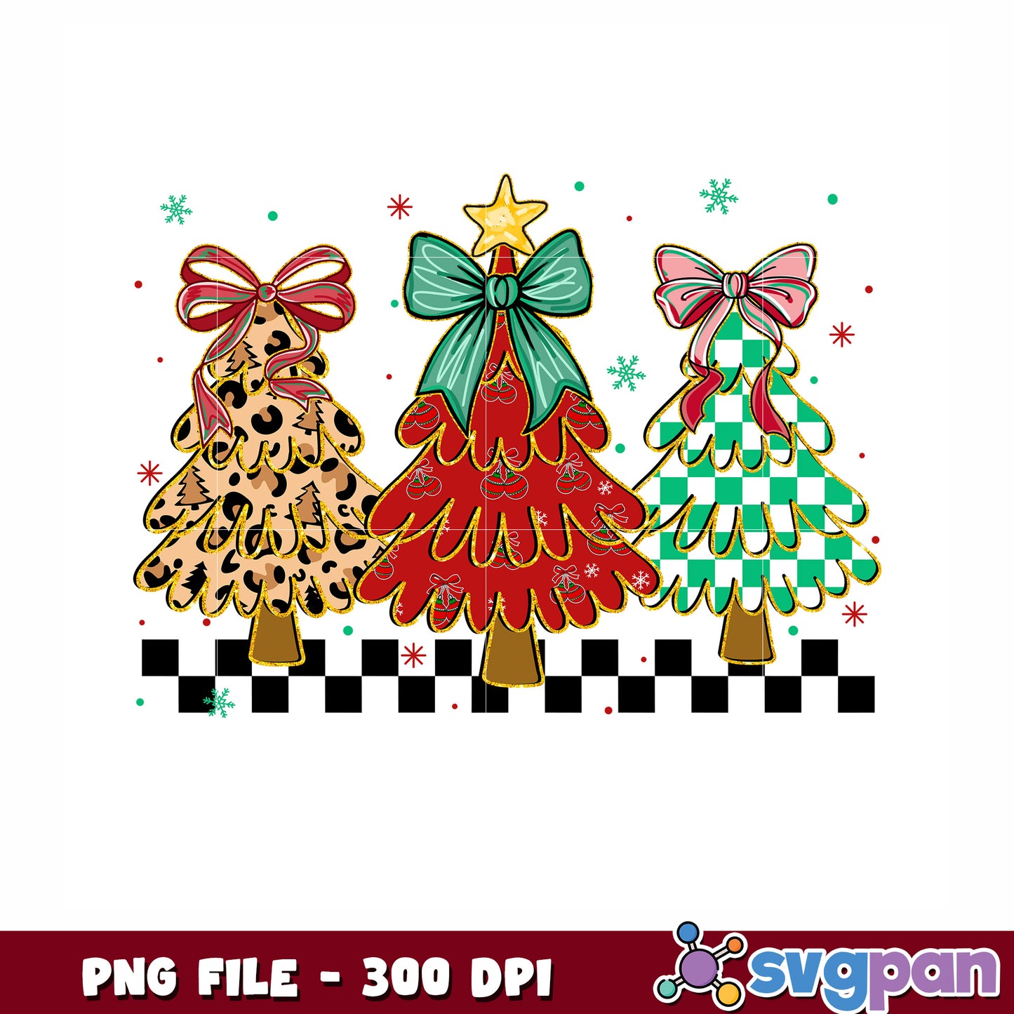 Three Christmas trees png, christmnas bell png, christmas songs png