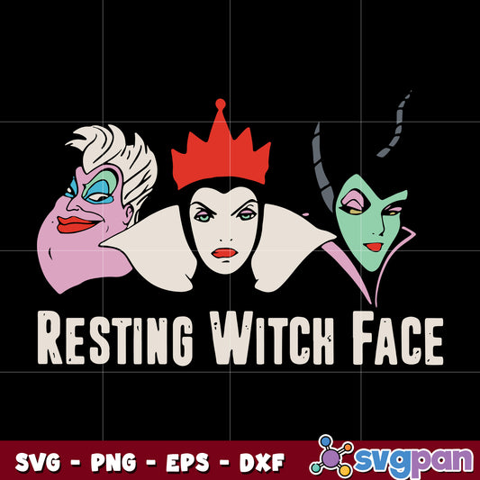 Three Witches Resting svg 
