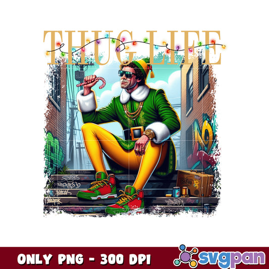 Thug life christmas movies png