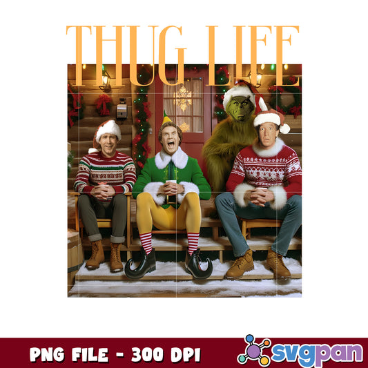 Thug life christmas png, christmas movies​ png, christmas vacation​ png