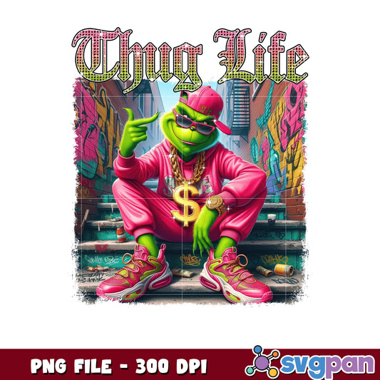 Thug life png, grinch movie​ png, funny grinch png