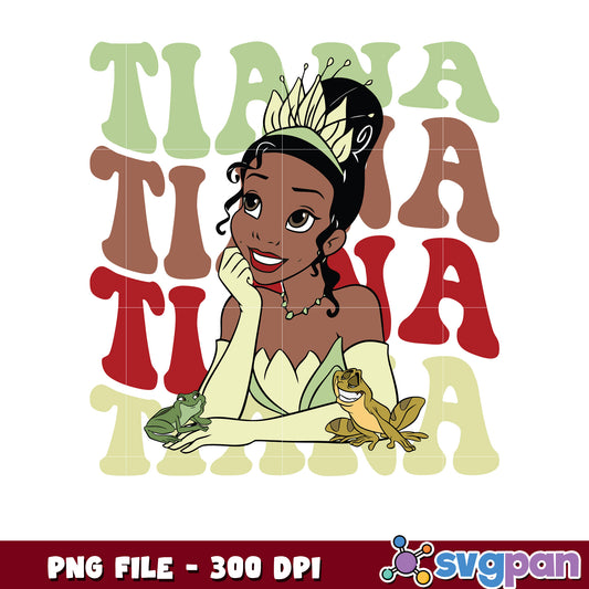 Tiana princess png, disney princess and the frog png, cute tiana character design png