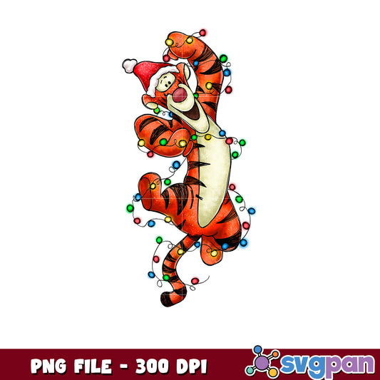 Tigger christmas png, chistmas tree​ png, disney png