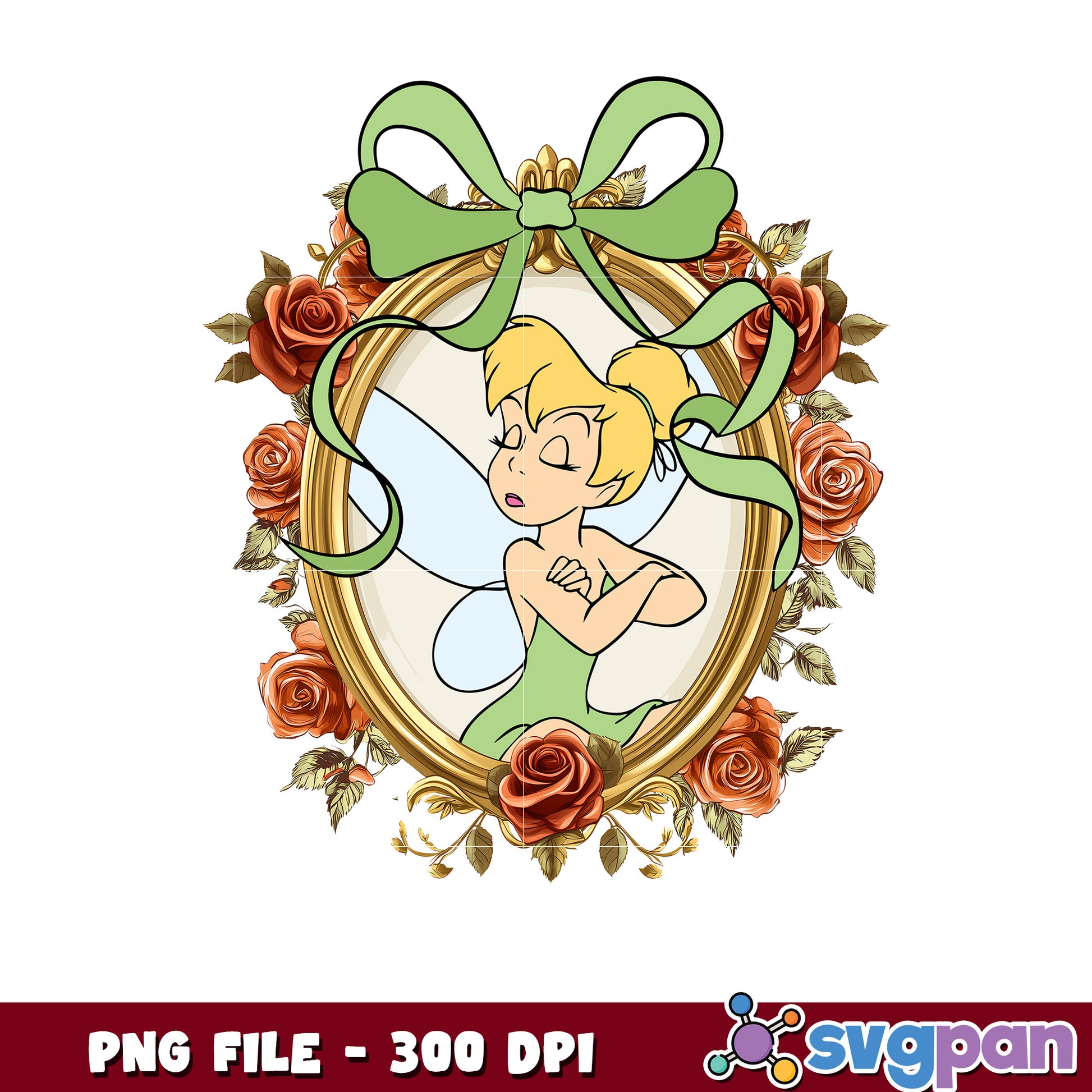 Tinkerbell Rose PNG Image