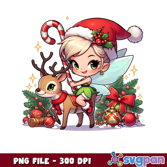 Tinker bell beautiful png, last christmas png, spirit christmas ​png