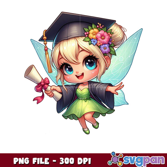 Tinker bell graduation png, tinker bell png, graduation gifts png