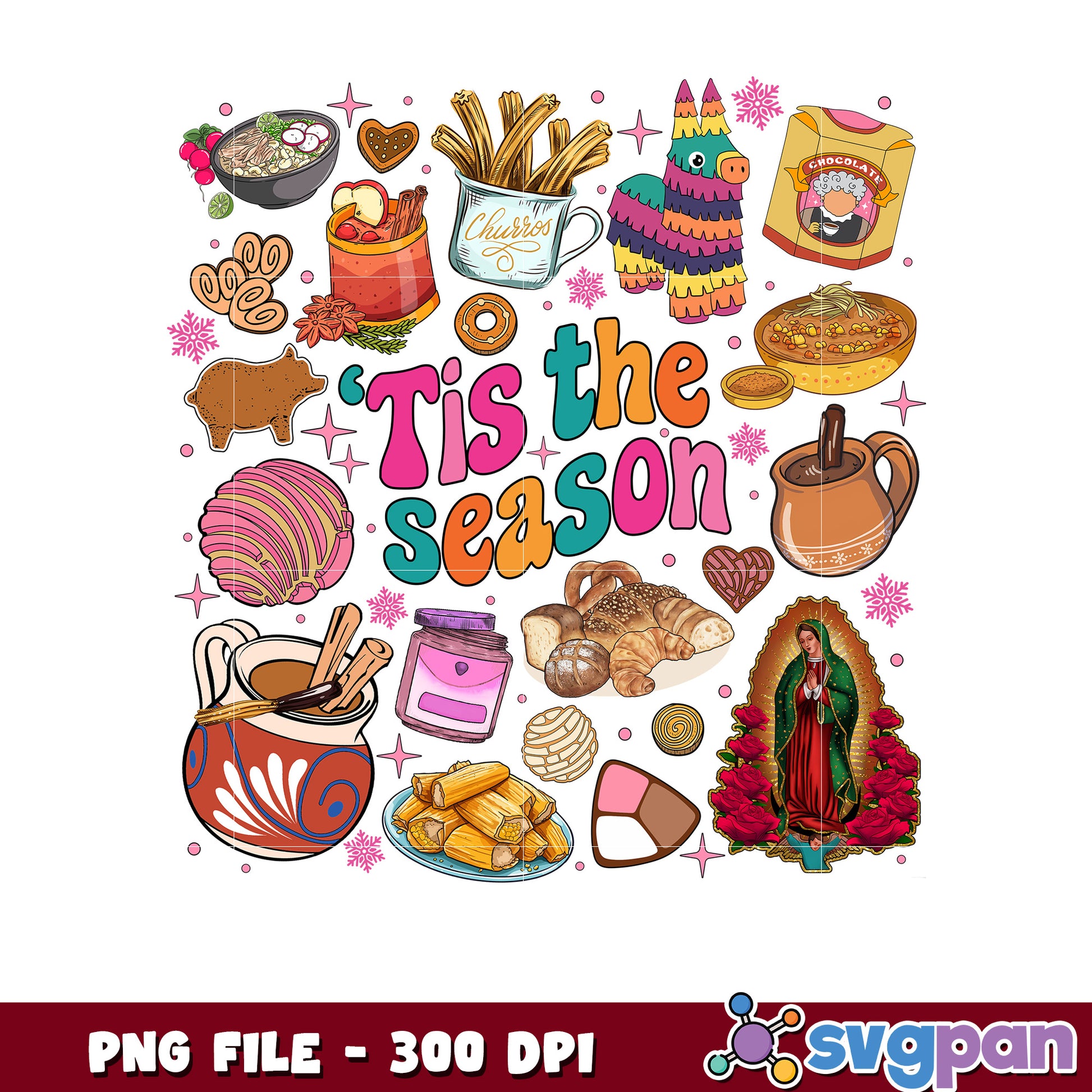 Tis teh season foods png, christmas​ png, christmas stories​ png