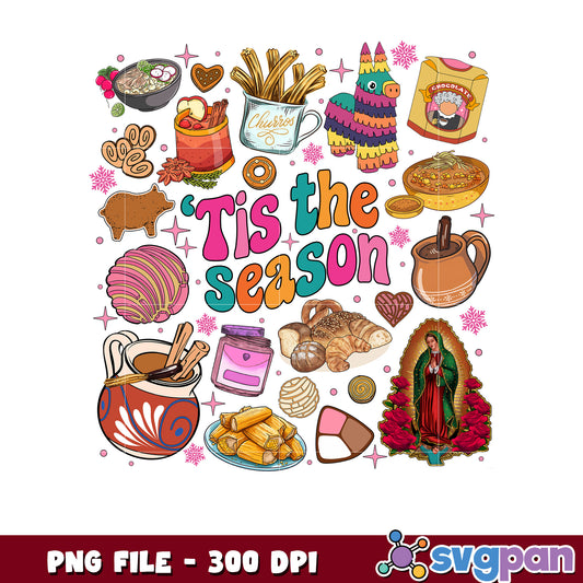 Tis teh season foods png, christmas​ png, christmas stories​ png
