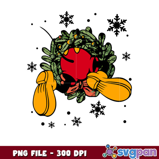Tis the season mickey boy png, chistmas png, christmas cards​ png