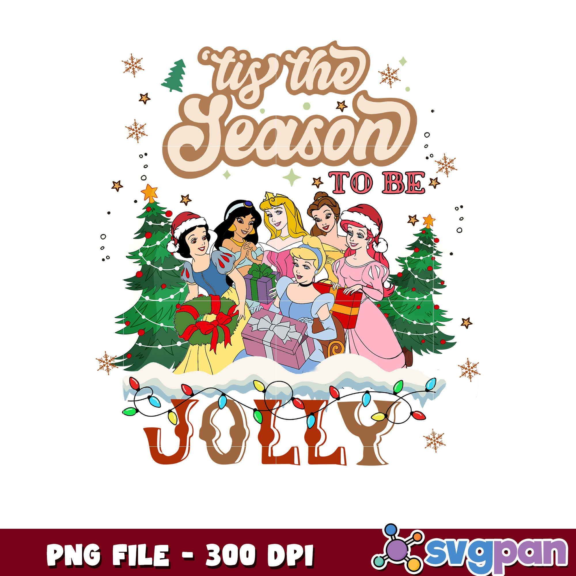 Tis the season tobe jolly png, chistmas tree png, disney png – svgpan