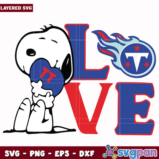 Titans snoopy love svg, nfl jerseys​ svg, nfl mvp svg