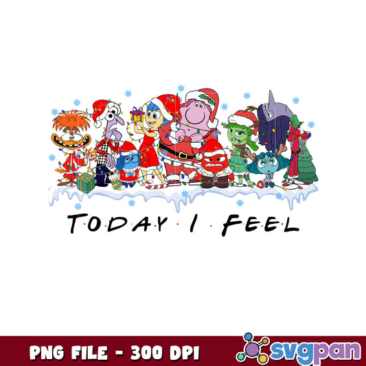 Today i feel png, christmas​ decor png, christmas cookies png