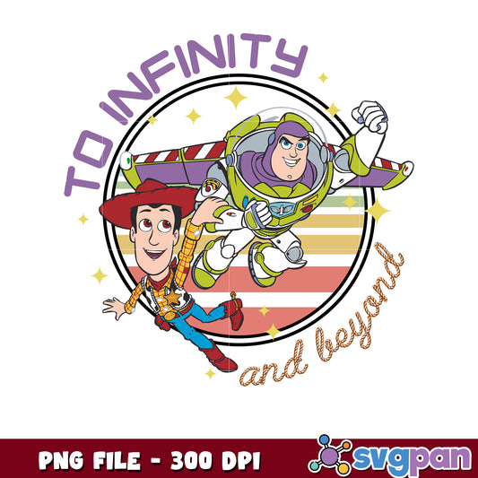 To infinity and beyond png, buzz lightyear quote png, toy story design png