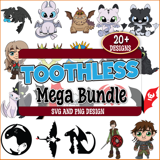 Toothless and hiccup svg bundle