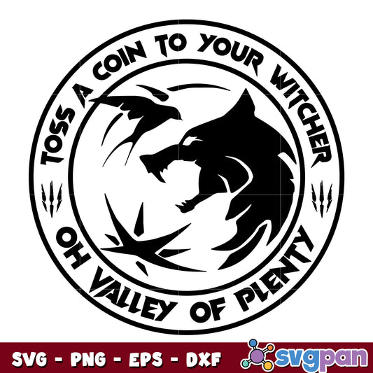 Toss A Coin To Your Witcher svg 
