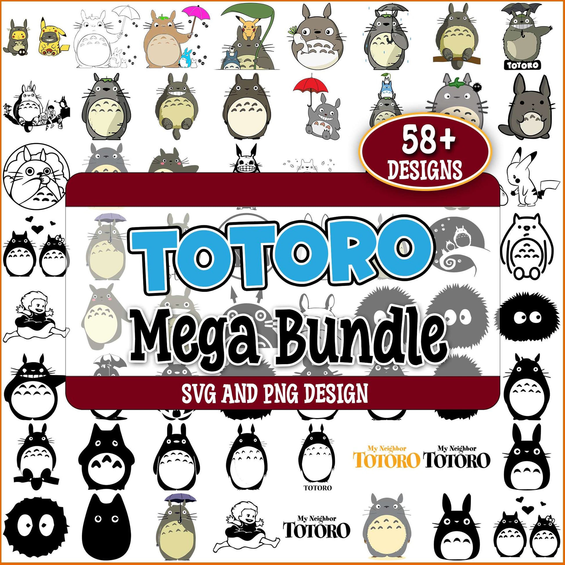 Totoro neighbor svg bundle