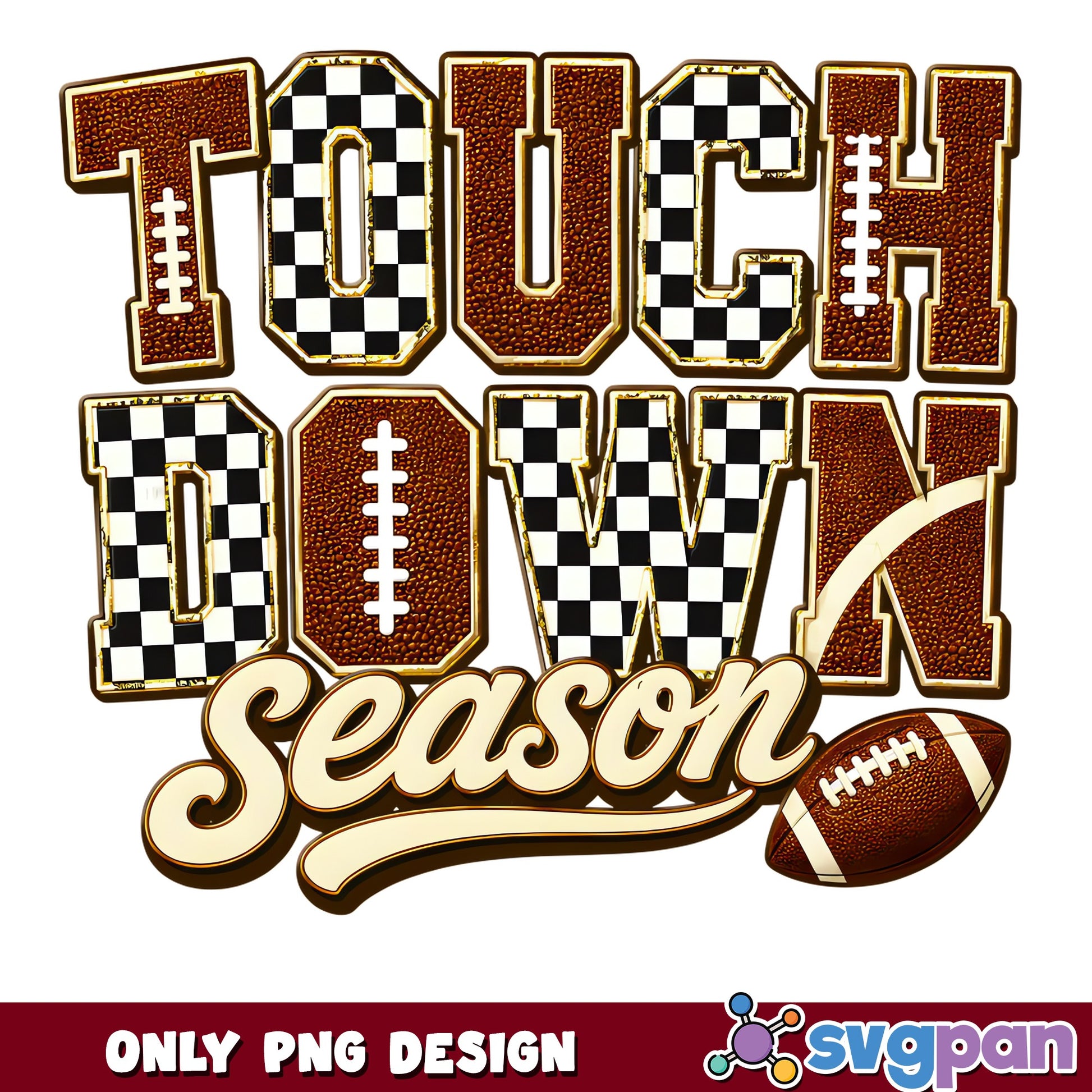 Touchdown Season PNG, Football Season PNG, Game Day PNG