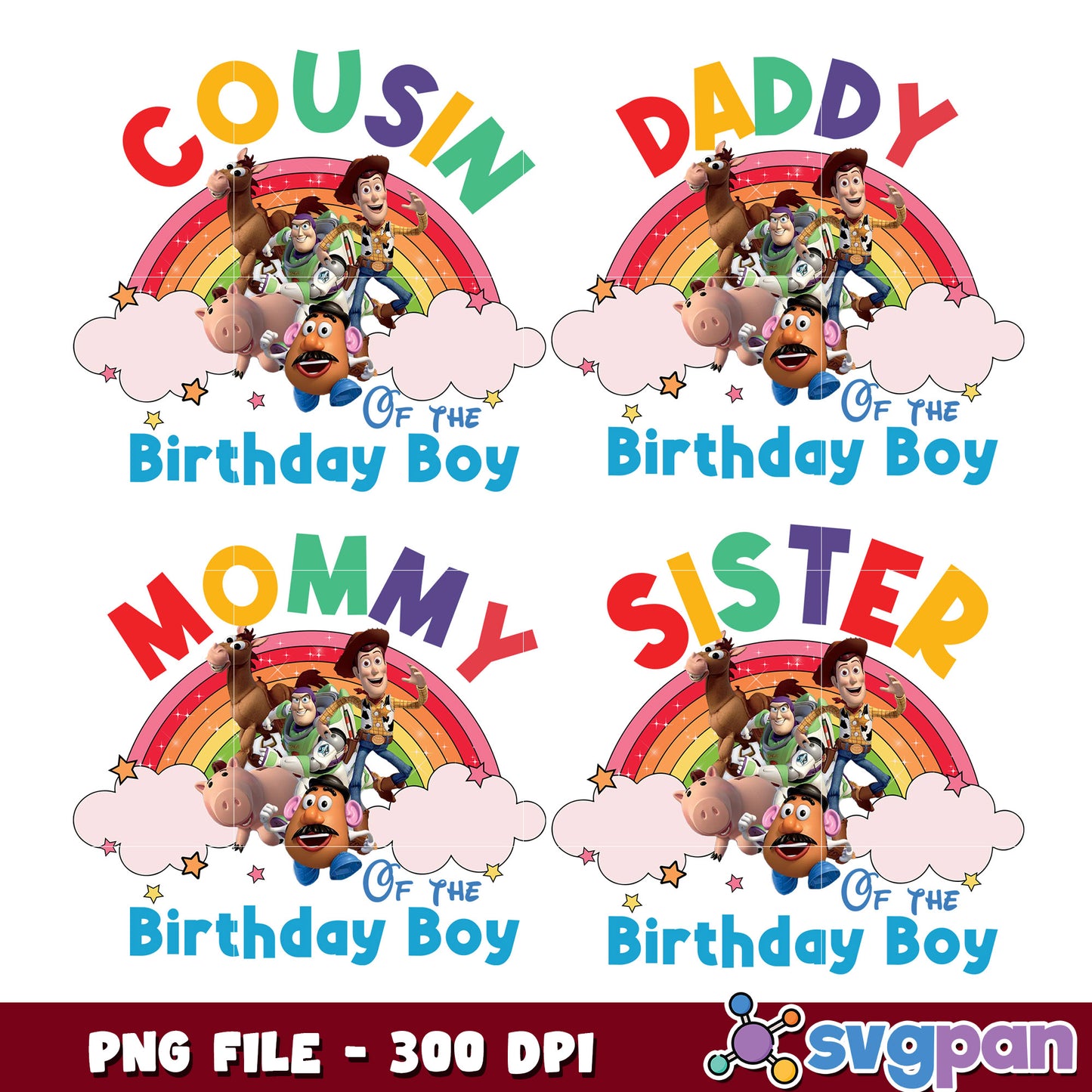 Toy Story Birthday Bundle PNG