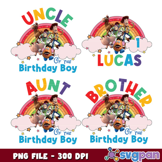 Toy Story Birthday PNG Bundle