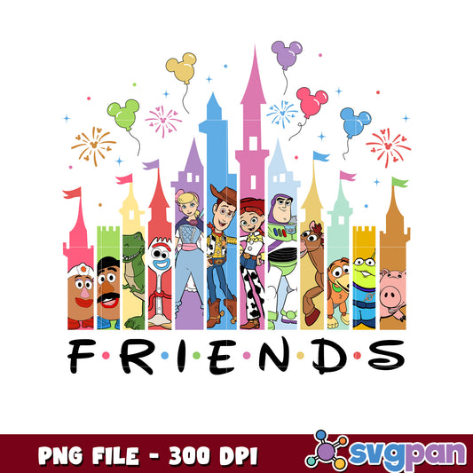 Toy Story Disney Castle Friends PNG