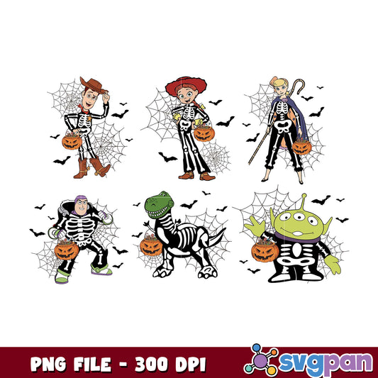 Toy Story Halloween PNG Bundle