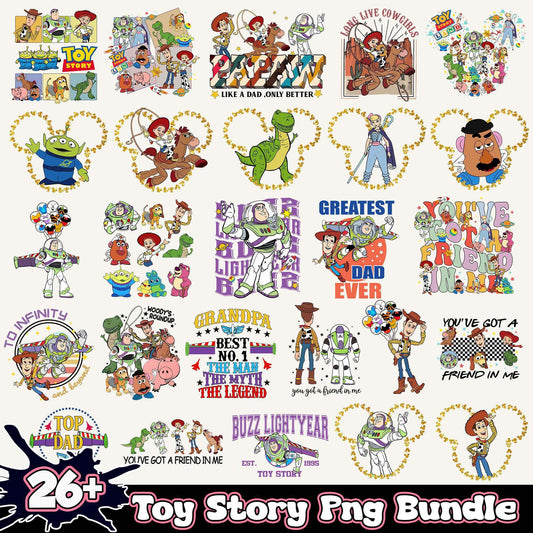 Toy Story PNG Bundle 26 Designs