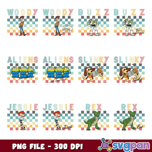 Toy Story PNG Bundle Woody, Buzz, Aliens & More