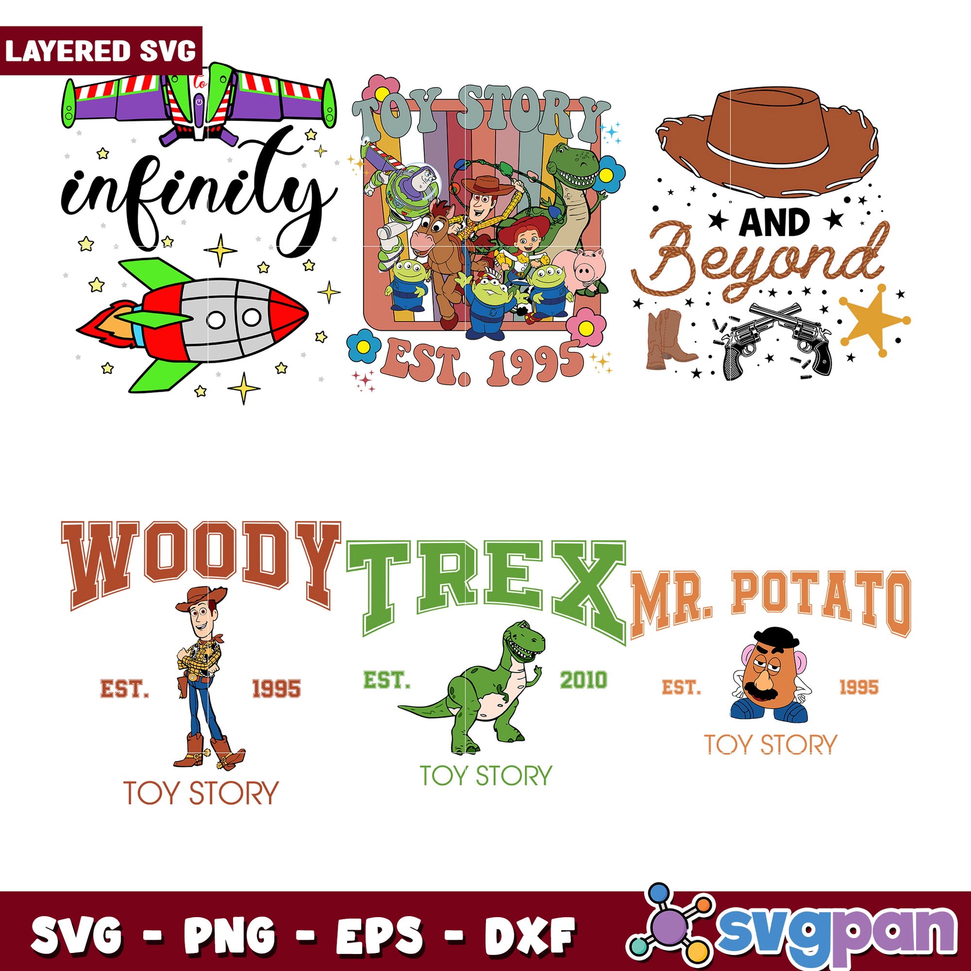 Toy Story SVG Bundle for Creative Projects Download