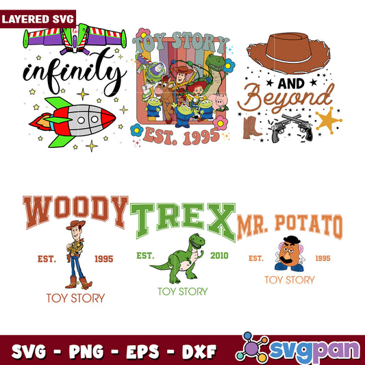 Toy Story SVG Bundle for Creative Projects Download