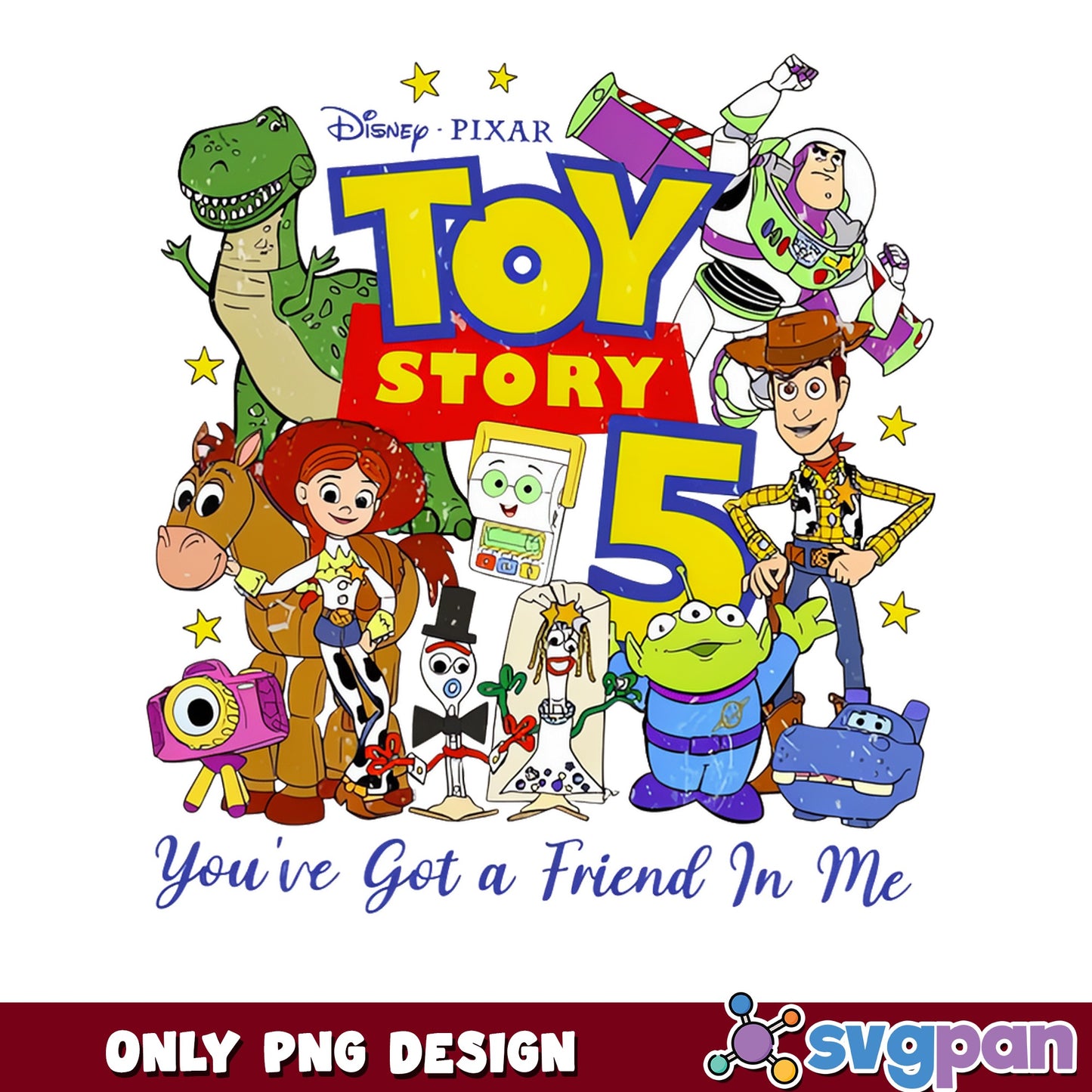 Toy Story 5 Characters PNG, Disney Pixar PNG, Woody Buzz PNG