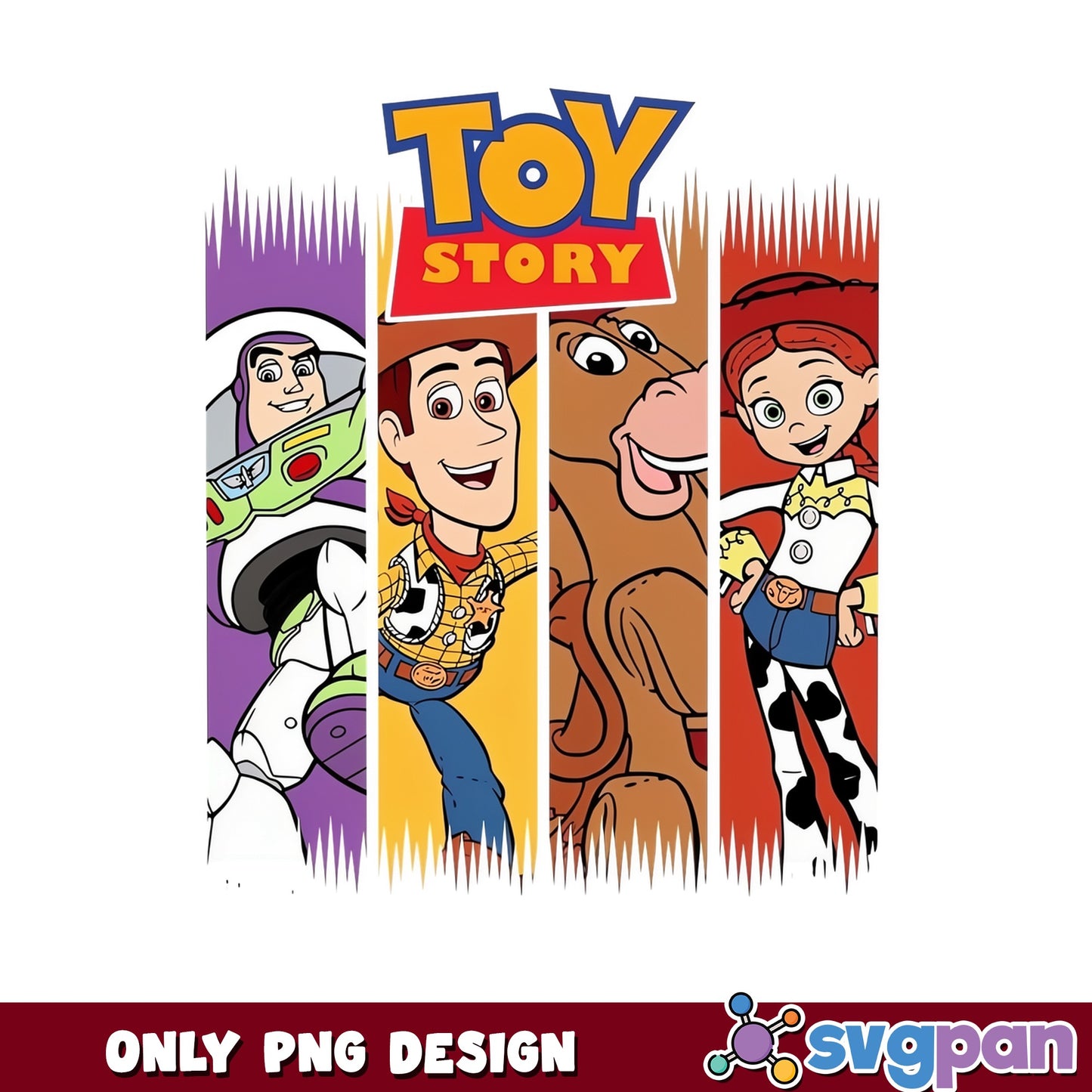 Toy Story Characters PNG, Buzz Woody Jessie PNG, Disney PNG