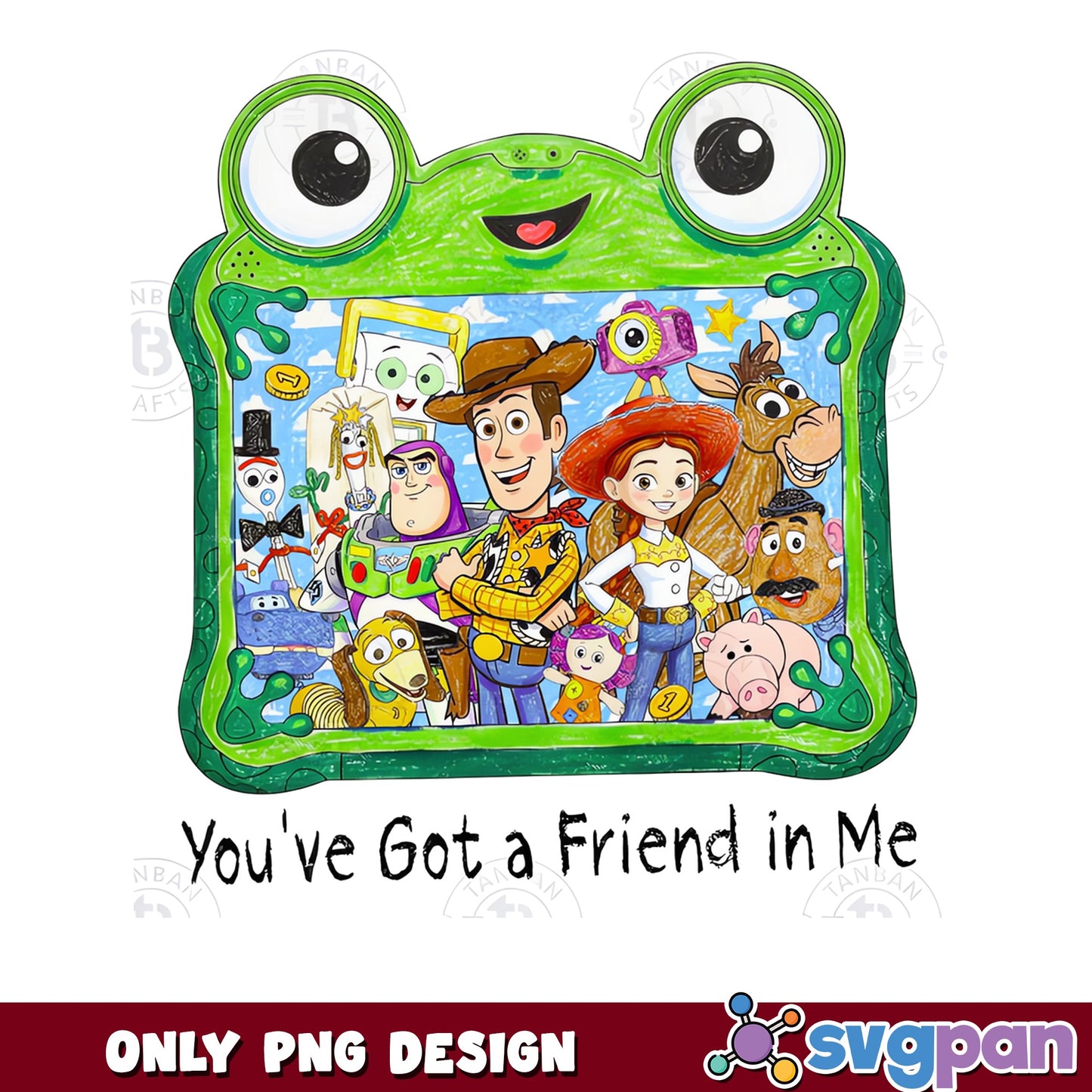 Toy Story Characters PNG, Youve Got A Friend In Me, Disney PNG