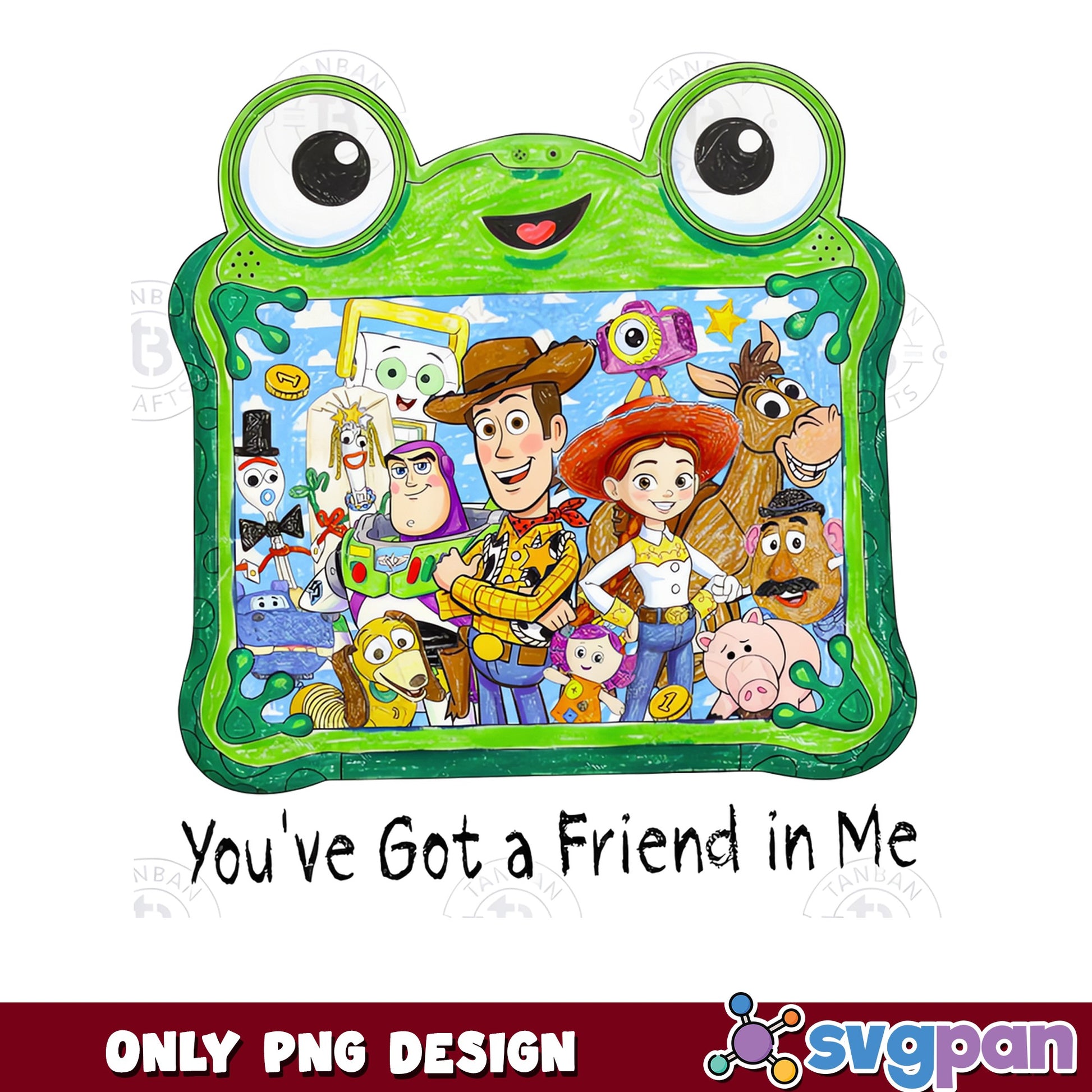 Toy Story Characters PNG, Youve Got A Friend In Me, Disney PNG