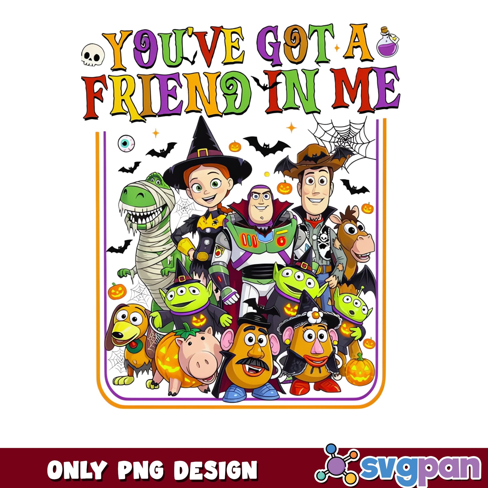 Toy Story Halloween Costume PNG, Woody Buzz Lightyear, Disney Spooky PNG