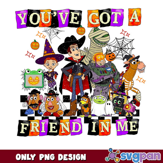 Toy Story Halloween Witch Vampire PNG, You've Got A Friend, Disney PNG