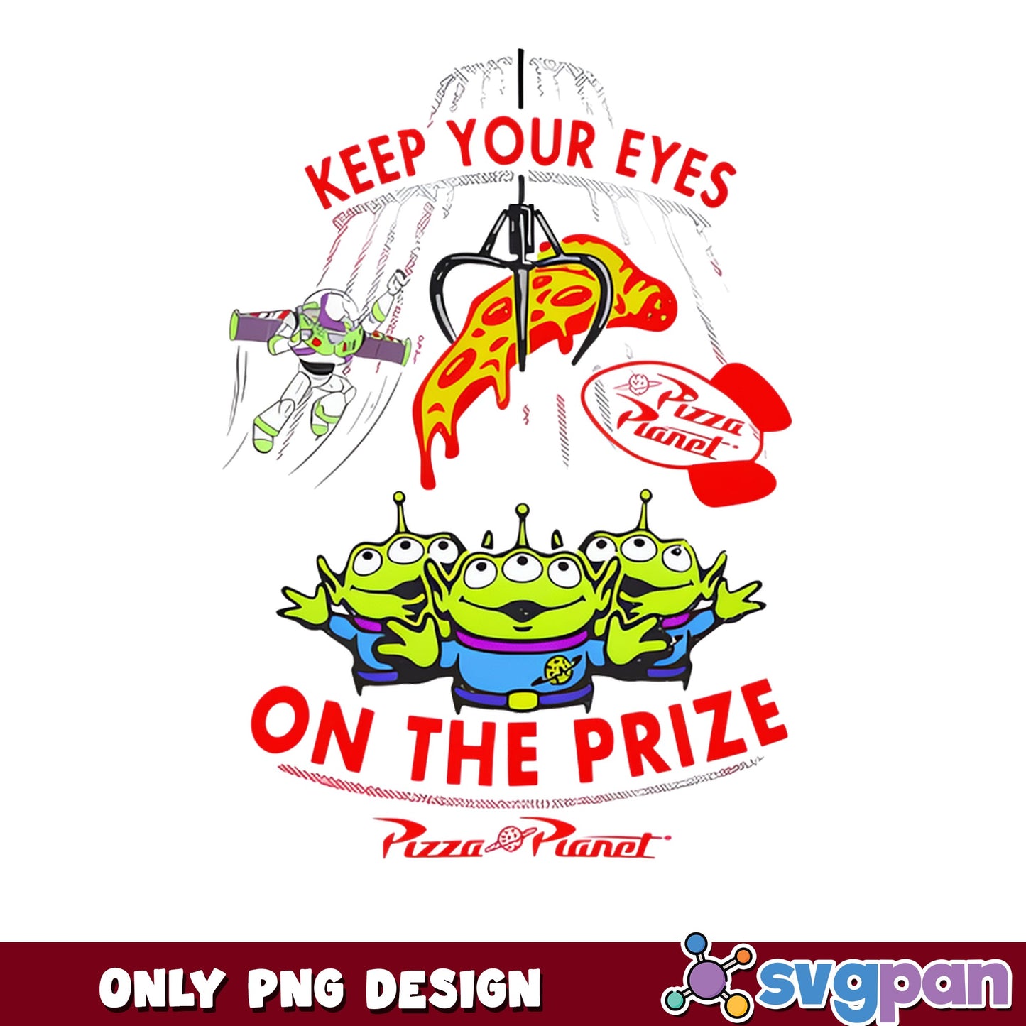 Toy Story Pizza Planet Aliens PNG, Buzz Lightyear PNG, Disney PNG