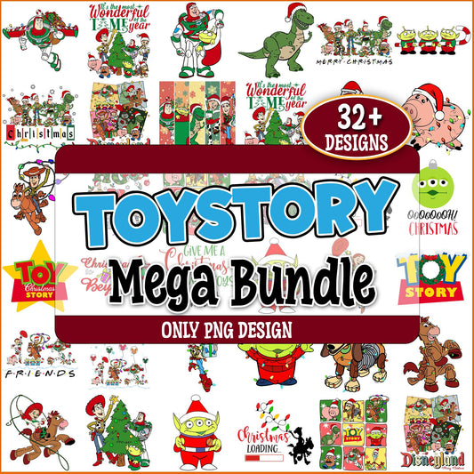 Toy story christmas png bundle