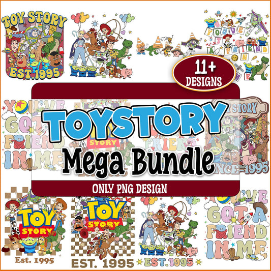 Toy story design png bundle