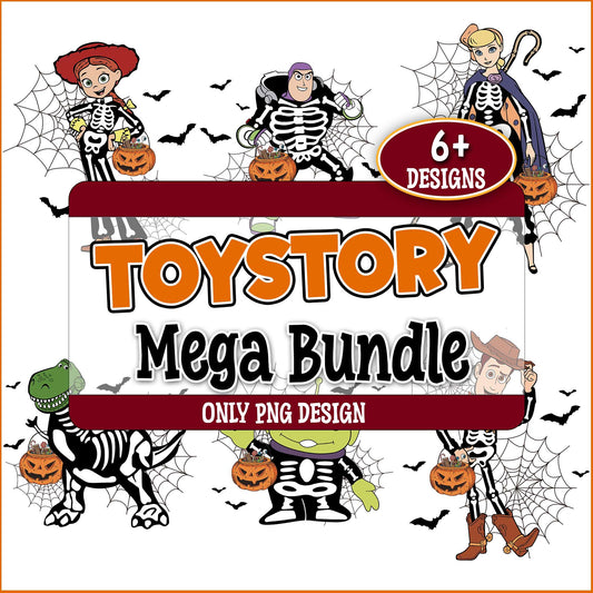 Toy story halloween art png bundle