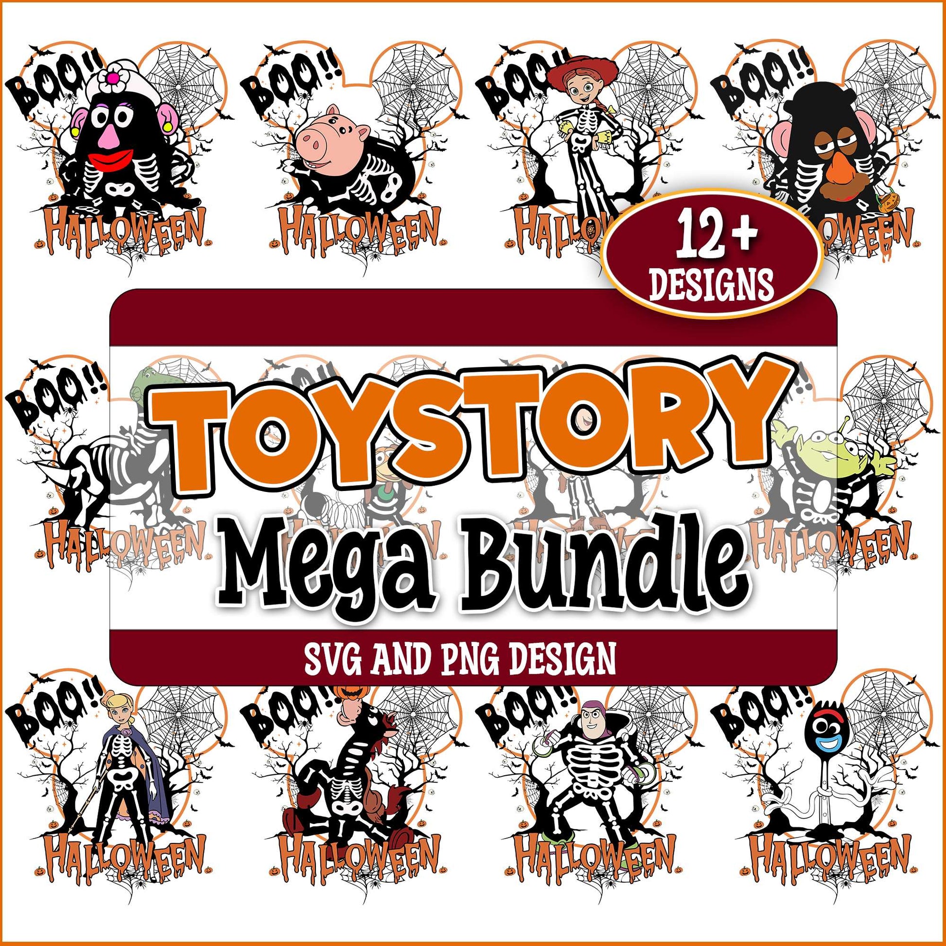 Toy story halloween edition svg bundle